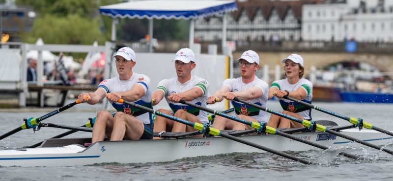 Queen's University Rowing Team of Four at Henley Regatta