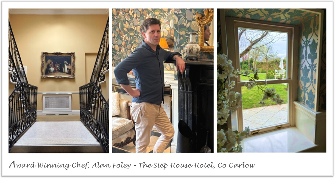 Award winning chef Alan Foley at his family's hotel, the Step House in County Carlow, Ireland 